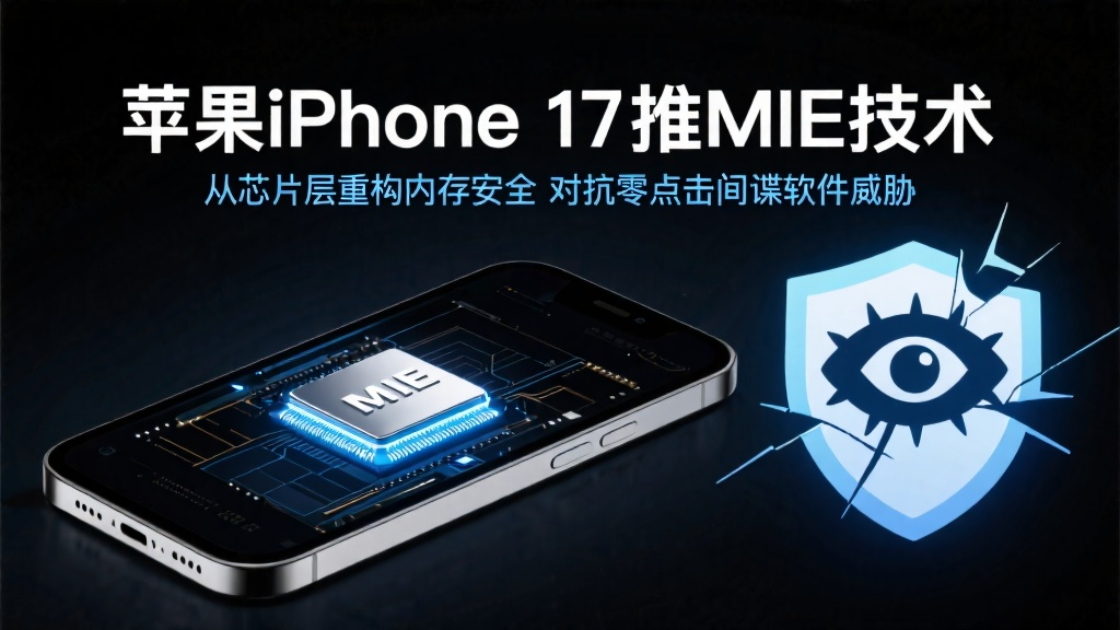 苹果iPhone 17引入MIE技术:芯片级内存完整性强制抵御零点击攻击