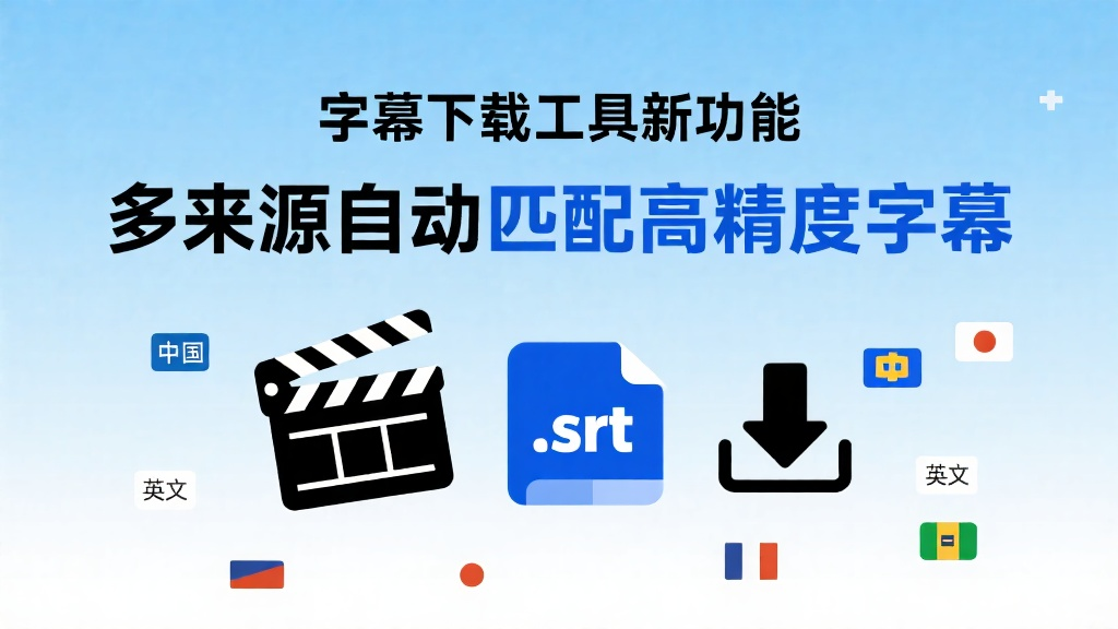 这款多源自动匹配全格式覆盖字幕工具解决追剧找字幕痛点