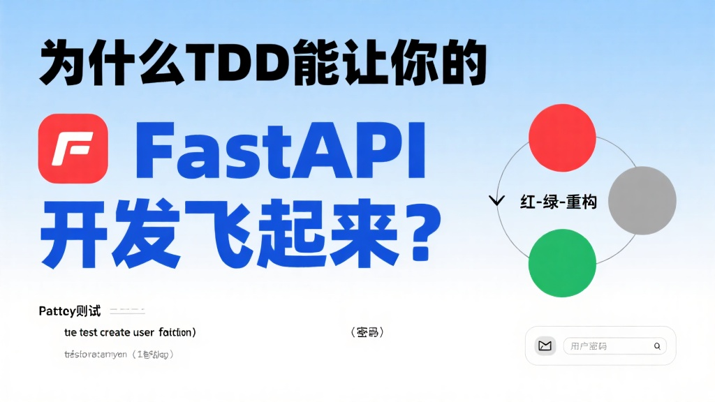 为什么TDD能让你的FastAPI开发飞起来?