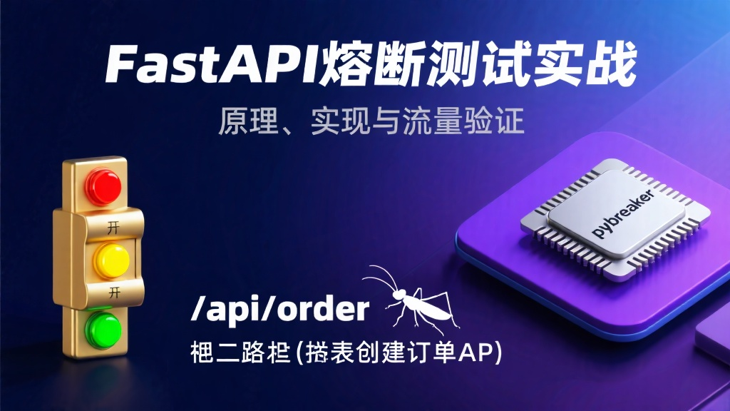 流量突增要搞崩FastAPI?熔断测试是怎么防系统雪崩的?