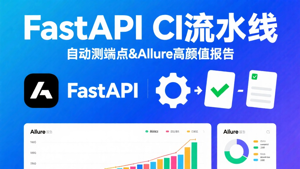 FastAPI的CI流水线怎么自动测端点,还能让Allure报告美到犯规?